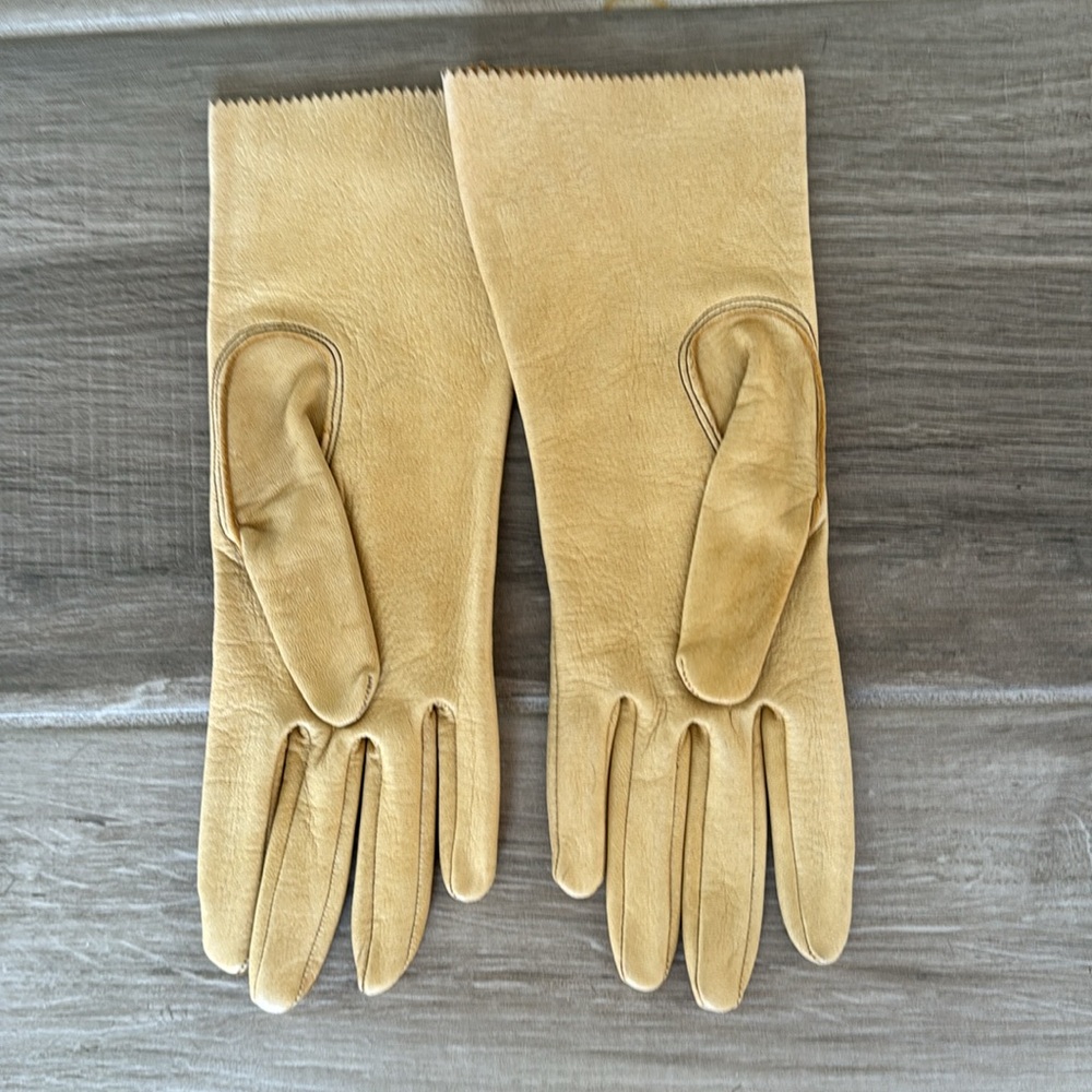 Vintage leather gloves size 7 - Picture 3 of 6